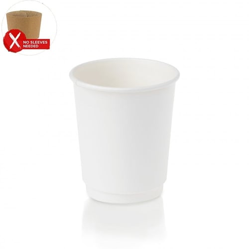 اكواب ورقية ابيض 2 طبقة 9أنز / العدد 25 كوب