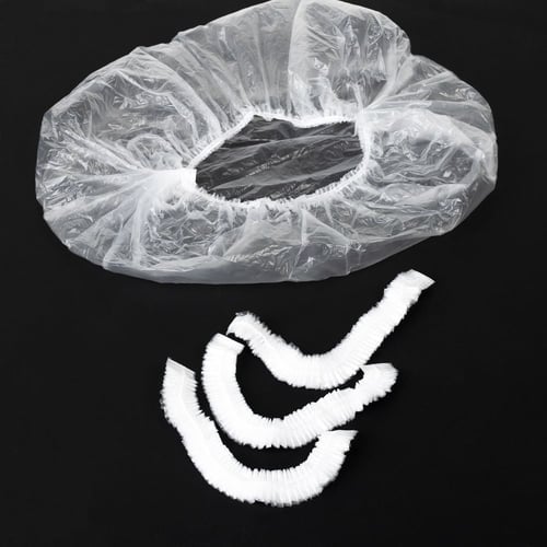 غطاء بلاستيك شفاف للصحون مقاس 38 سم /العدد 50 غطاء