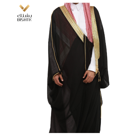 بشت مصوف - أسود