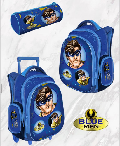 حقيبة ظهر 14 إنش شخصية BLUE MAN