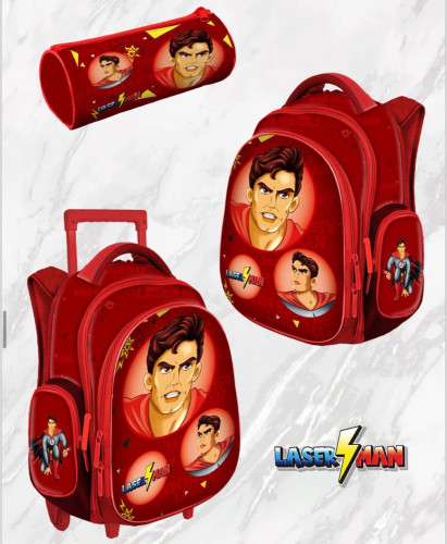 حقيبة ظهر 14 إنش شخصية LASER MAN