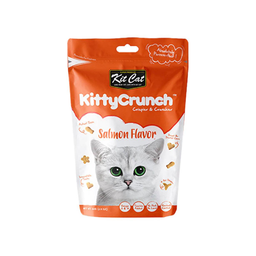 Kit Cat كت كات مكافأة مقرمشة للقطط بالسالمون 60 جر...