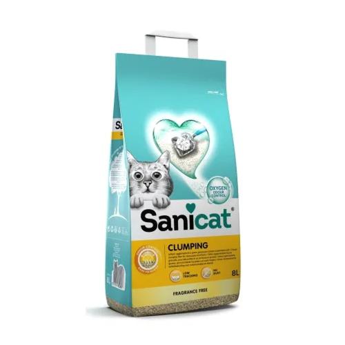 Sanicat clumping fragrance free 8L