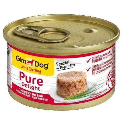 GimDog Pure Delight Tuna with Beef 85g