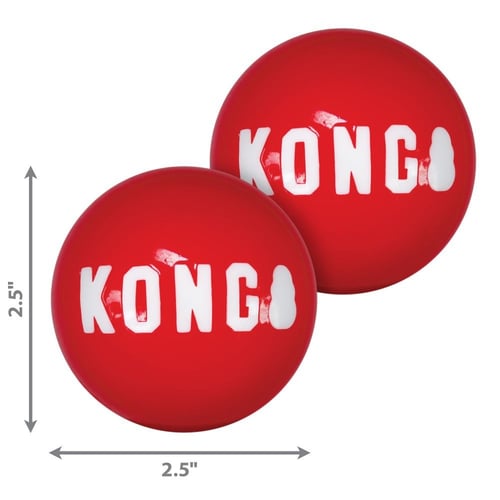 KONG كونق كرات سنقنتشر عالية المرونة كرتين حجم 6 س...