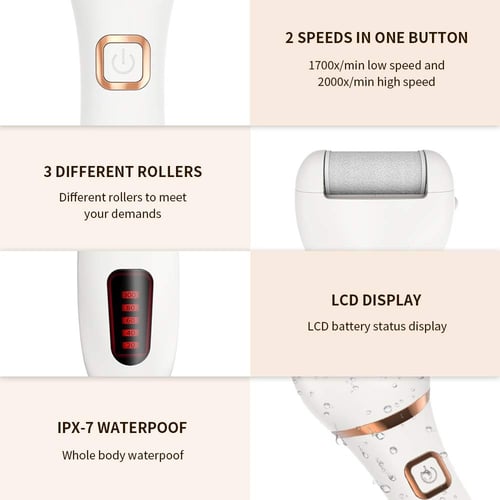 مزيل الكالو الكهربائي، جهاز باديكير القدم الالكترو...