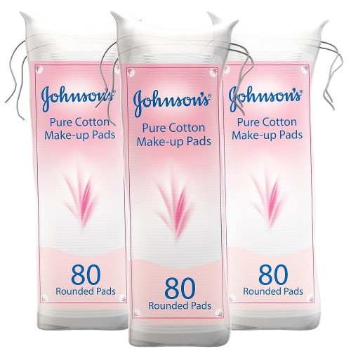 جونسون أقراص لإزالة المكياج مصنوعة من القطن الخالص...