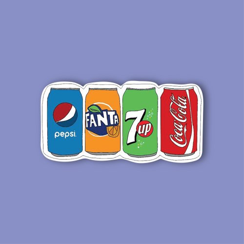 ستيكر لابتوب - مشروبات غازية