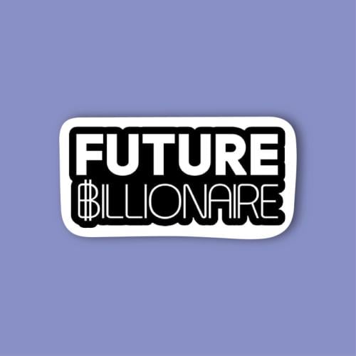 ملصق جوال future billionaire