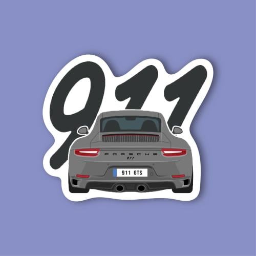 استيكر لابتوب - بورش 911