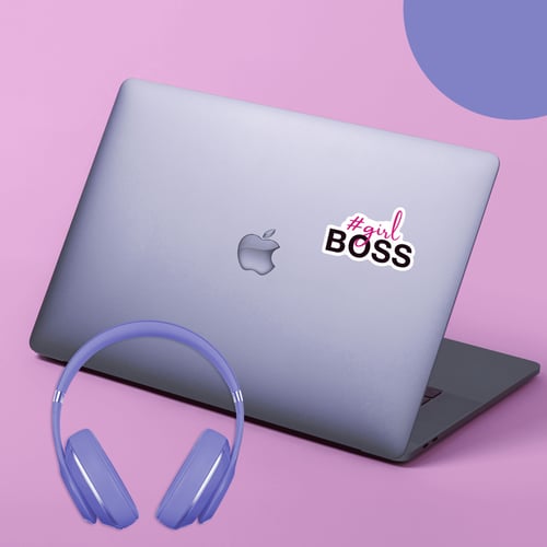 ستيكر لابتوب - girl Boss