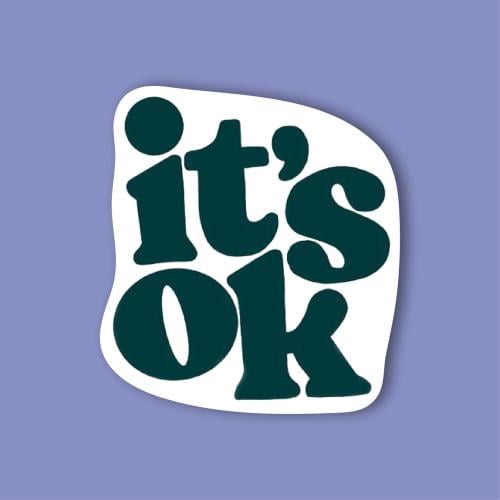 ستيكر لابتوب it's ok