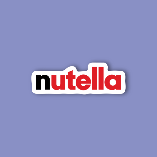 ستيكر جوال (شعار نوتيلا)