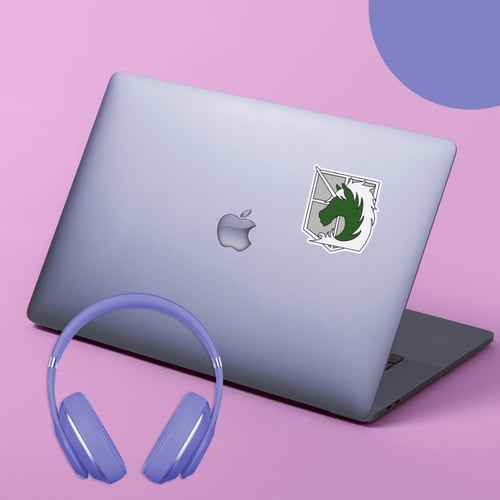 استكر لابتوب (شعار هجوم العمالقة-2)