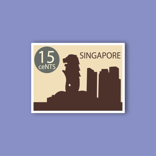 استكر جوال ( طابع سنغافورة)