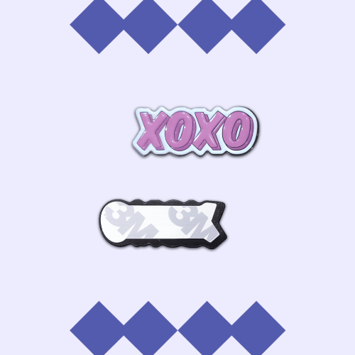 ستيكر معدني -XOXO