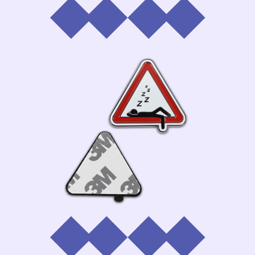 استيكر معدني - Sleep sign