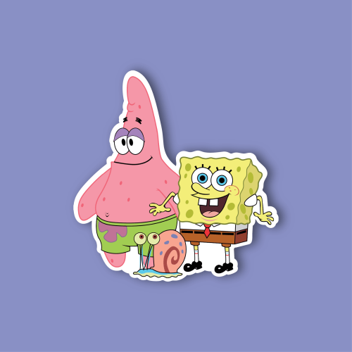 استكر لابتوب (بسيط نجم و سبونج بوب وسريع)