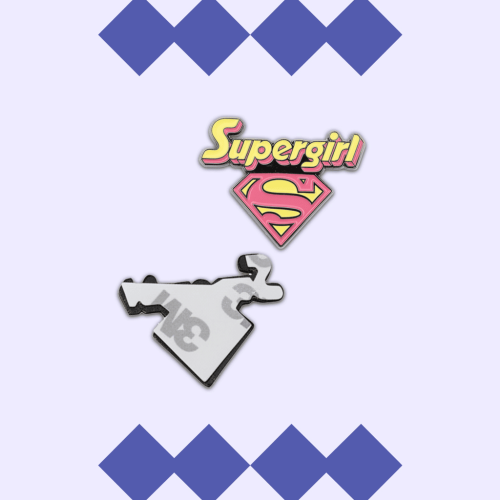 استيكر معدني - supergirl