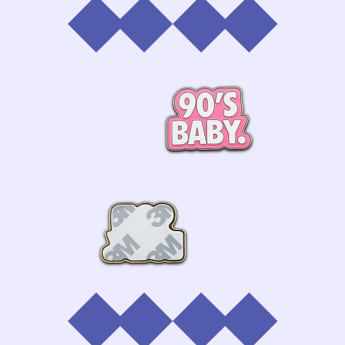 ستيكر معدني - 90s BABY