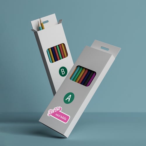 استيكرات اسم بشعار باربي