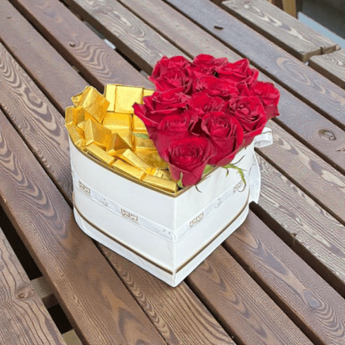 بوكس ورد وشكولاته