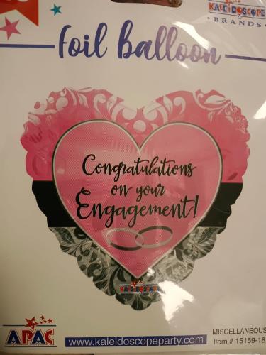 بالون مبروك الخطوبه
