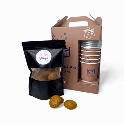 قهوة كولومبي ١.٥ لتر مع كيس ميني كوكيز