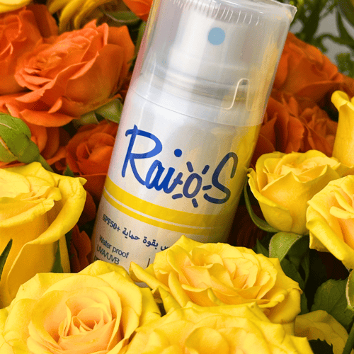 أناقة الشاطئ مع بخاخ رايوس للحماية من الشمس