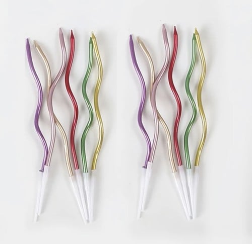 شمعة كبيرة ملونة عادية