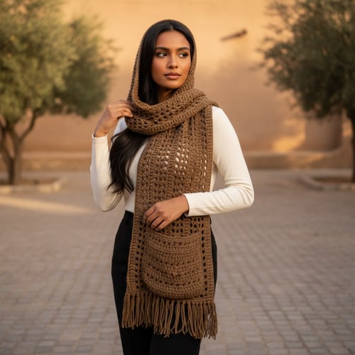 باقة الشال البني