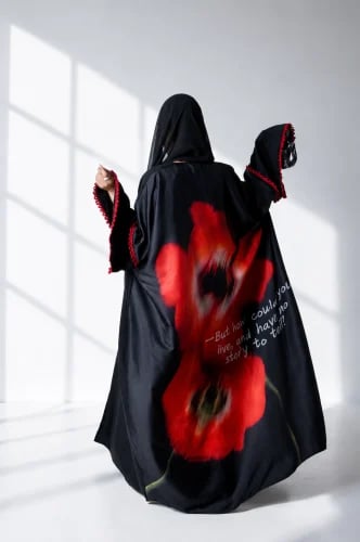 Red abaya