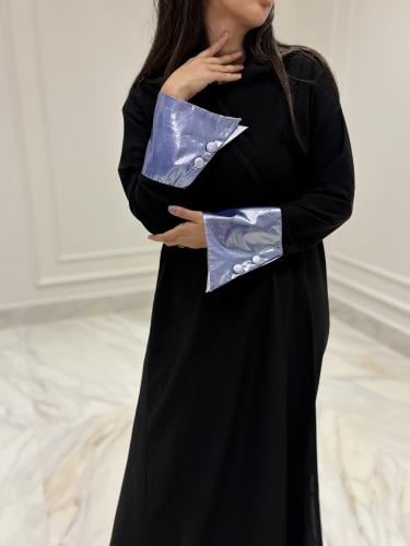 Blue neon abaya
