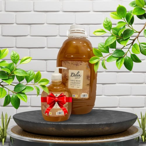 كرتون صابون اليد 2.7 لتر 4 حبة + 300 مل 4 حبات هدي...