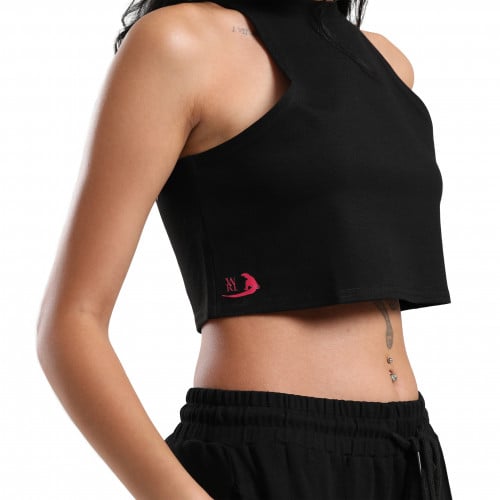 كروب توب أسود