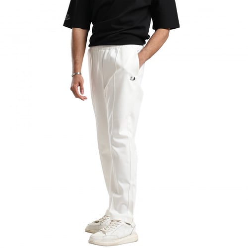 بنطال أوفر سايز أوف وايت