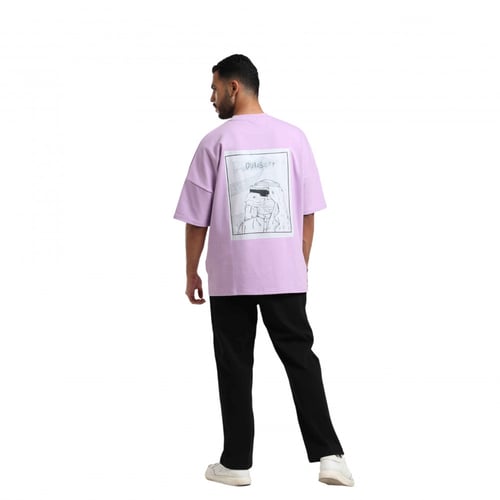 تيشيرت أوفر سايز لافندر «DURABILITY»