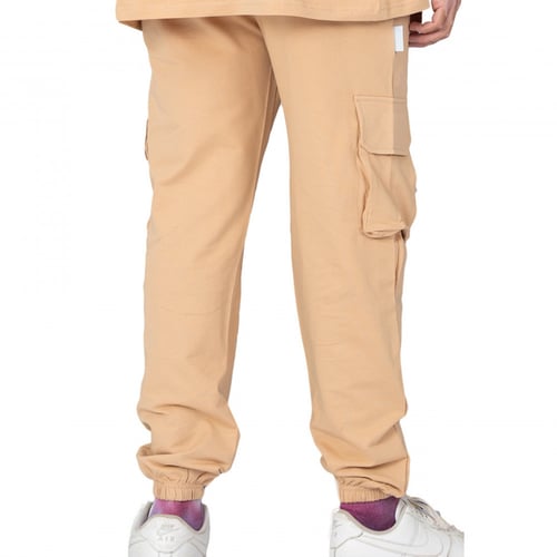 بنطال كاجوال بيج قطن