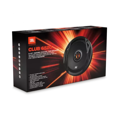 Club 6520 150W 2 Way Coaxial Speaker System, 6.5 I...
