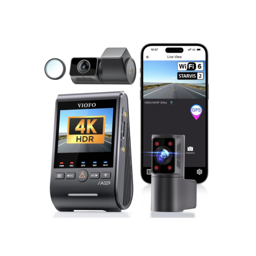 كاميرا سيارة داش كام VIOFO امامية بدقة 4K وخلفية و...