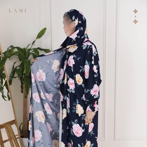 شرشف صلاة مشجر - كحلي