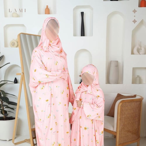 شرشف صلاة الام و البنت - خربزي