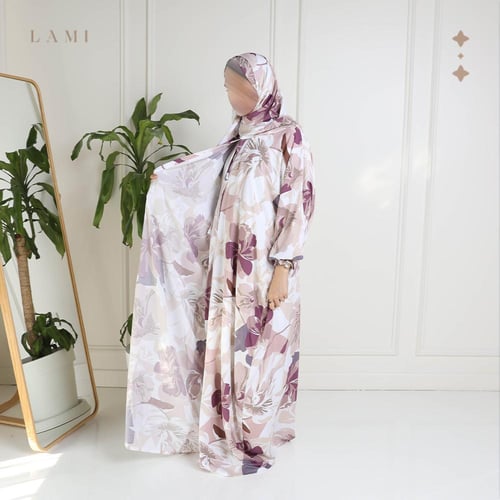 شرشف صلاة مشجر - عنابي