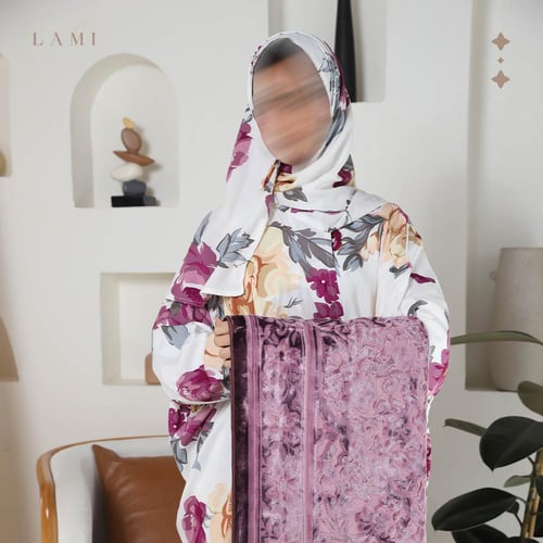 طقم زهرة الندى ابيض