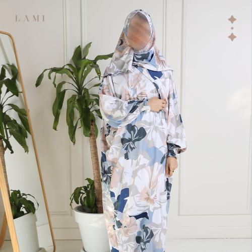 شرشف صلاة مشجر - كحلي