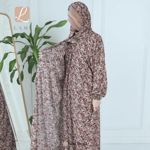 شرشف صلاة مشجر بني