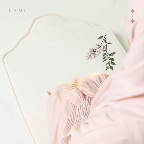 طقم شرشف صلاة الباليسية -غبار الورد