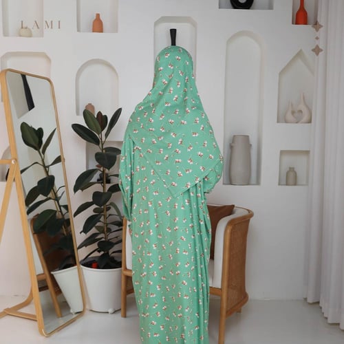 شرشف صلاة مشجر اخضر