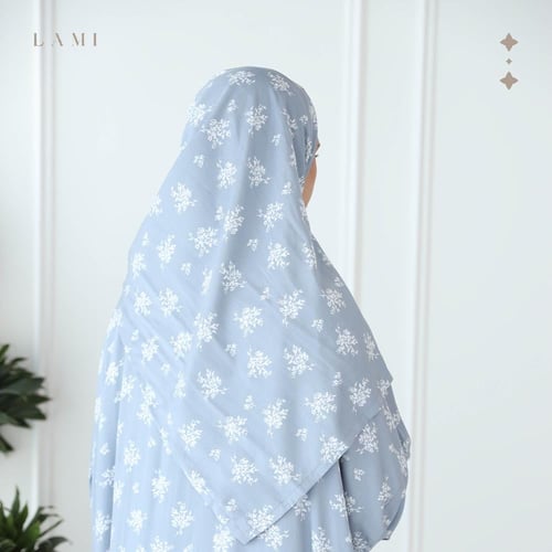 شرشف صلاة مشجر رمادي