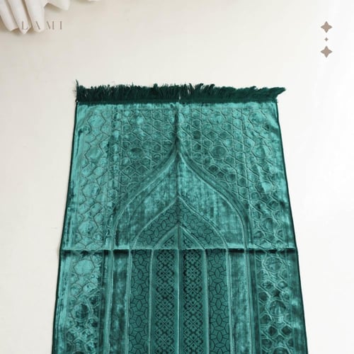 سجادة صلاة حرير - زيتي